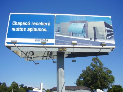 Pingoarte - Comunicao Visual - Chapec/SC - PLACAS COM LONA